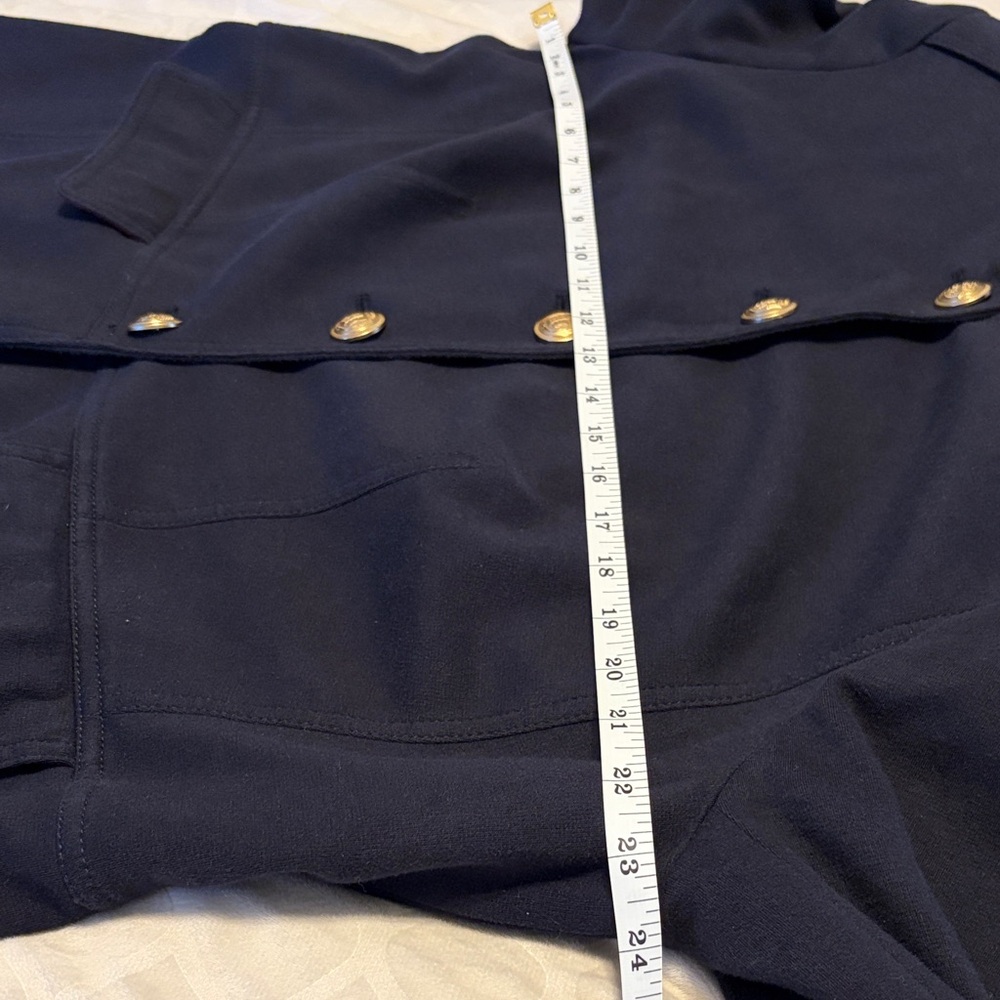 Talbots Dark Blue Women's Blazer with Gold Buttons, 14W - Picture 6 of 10